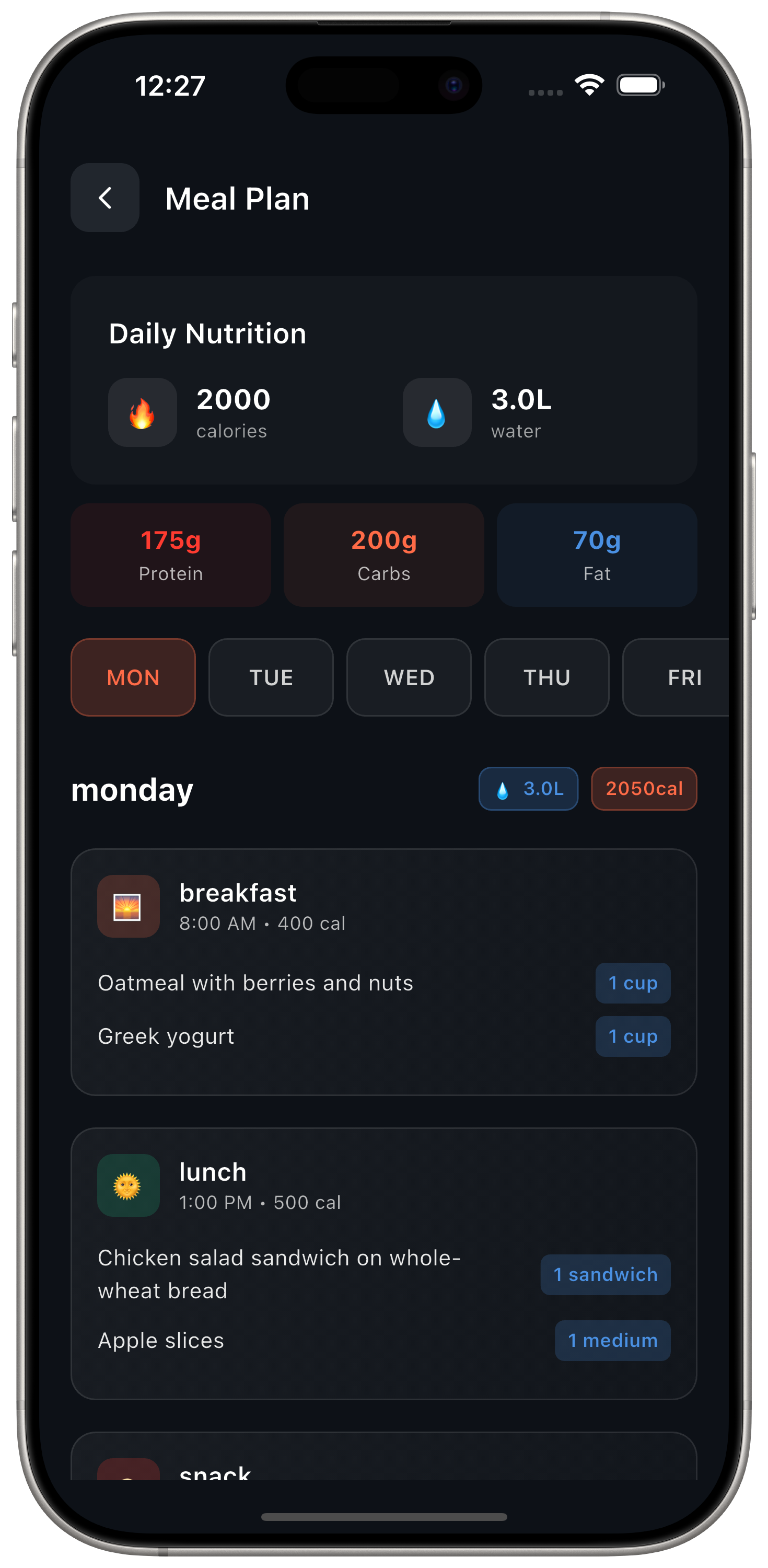 Meal Planning